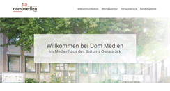 Desktop Screenshot of dom-medien.de