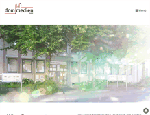 Tablet Screenshot of dom-medien.de